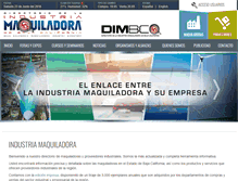 Tablet Screenshot of industriamaquiladora.com